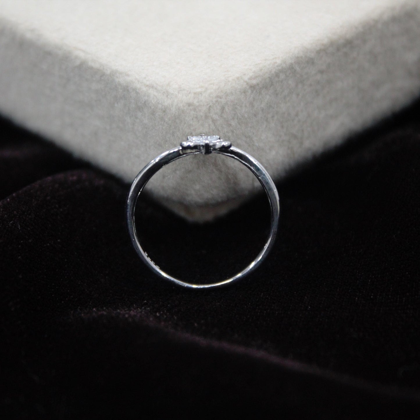 1 Gram Silver Cubic Zirconia Ring, Lightweight Silver Jewelry, 925 Sterling Silver With 925 Stamped, Three Stone Cubic Zirconia Silver Rings