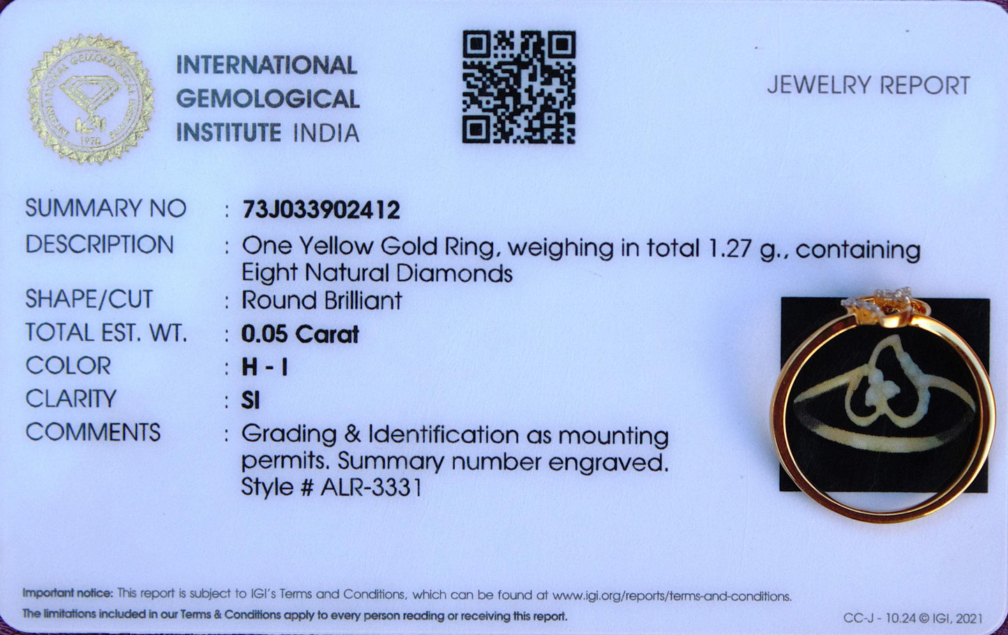 18K Solid Gold Jewelry For Gift, Minimalist Diamond Ring, IGI Certified Diamond Jewelry, April Birthstone Ring, Heart Shape Diamond Ring