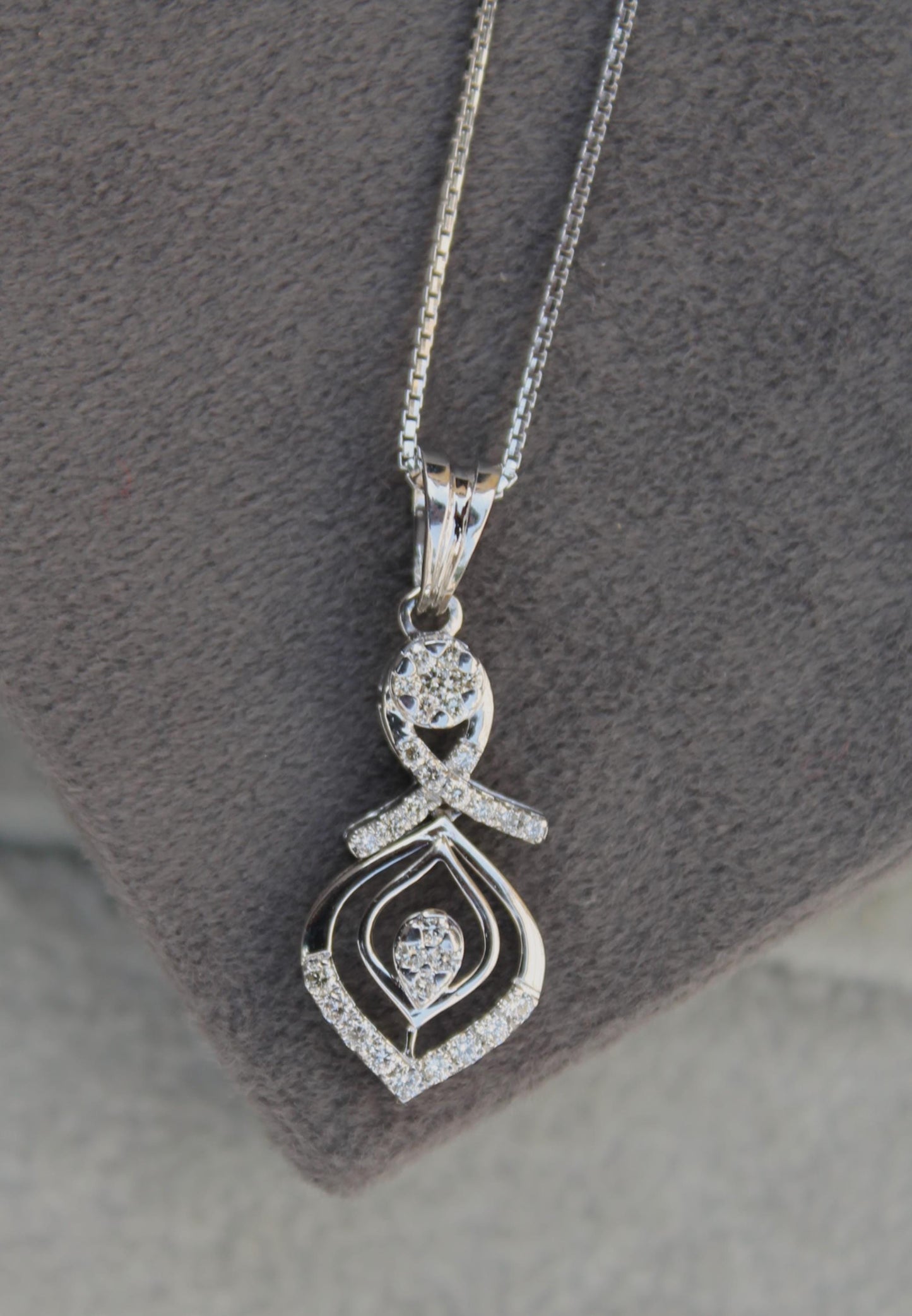 18K Real Gold Diamond Jewelry Set, IGI Certified Pendant Necklace & Earrings, Necklace with Earrings Set, IGI Certified Gift for Women