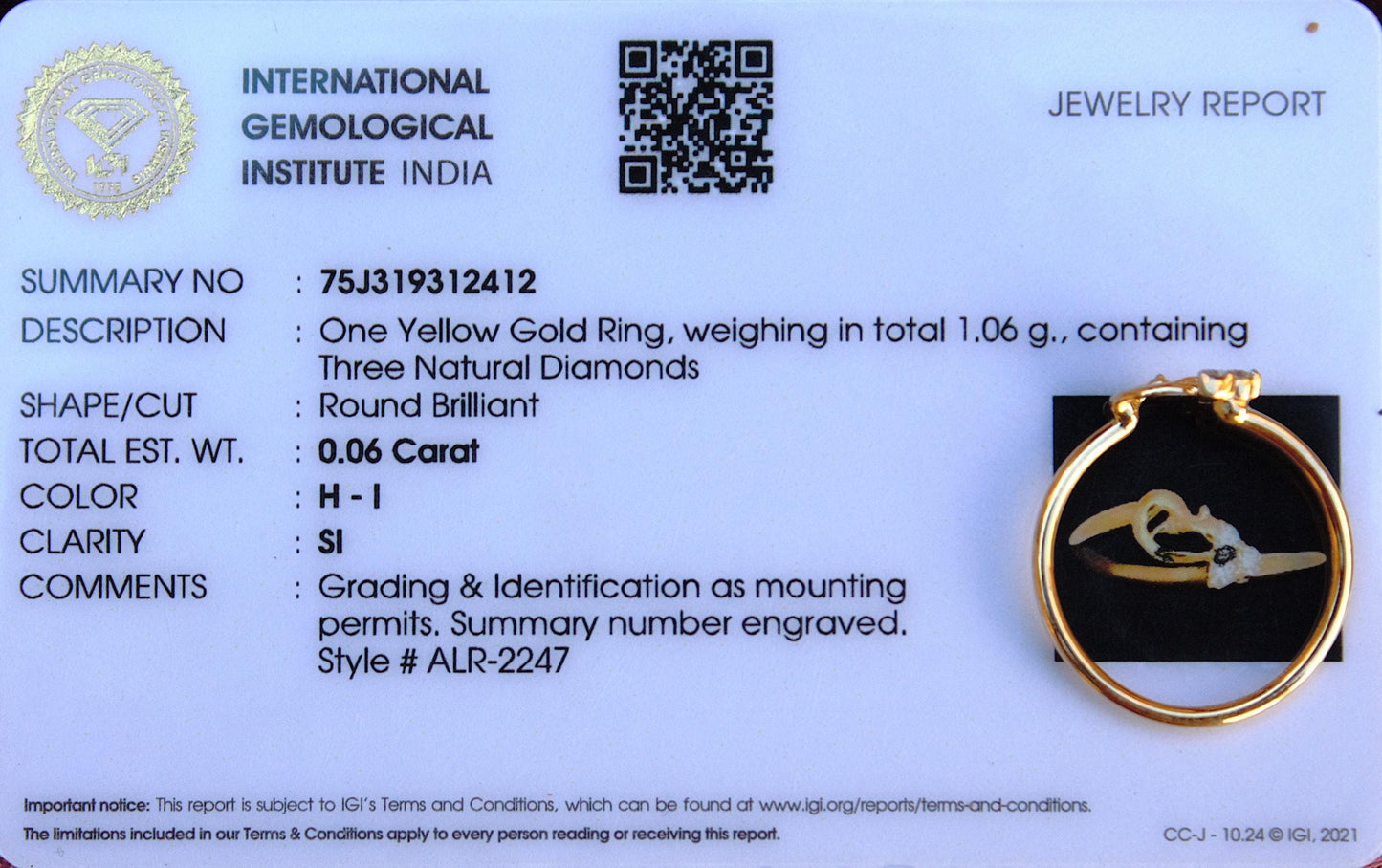 18K Solid Yellow Gold Ring, 0.06 Carat Natural Diamonds, Peacock Design Diamond Ring, Three Stone Diamond Ring, Anniversary Gift For Wife