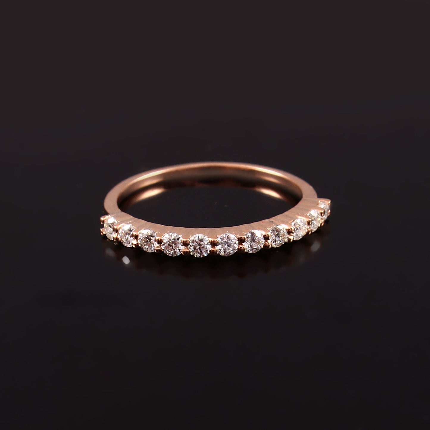 2MM Half Eternity Band - Lab diamond