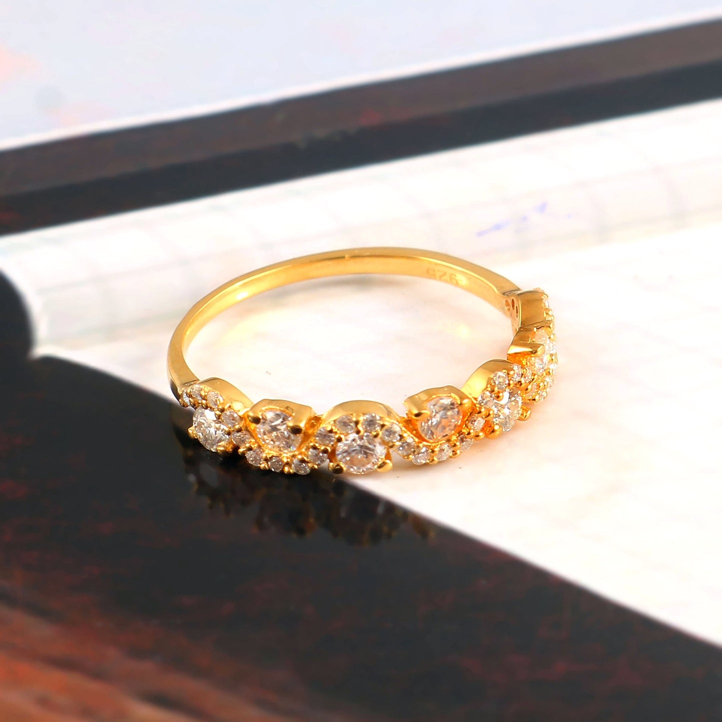 Designer Lab diamond Gold Ring