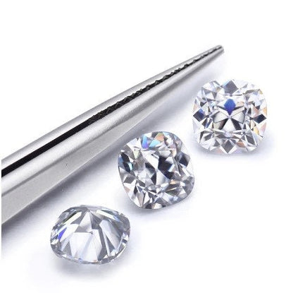 GRA Certified Loose VVS1 Moissanite, Cushion Cut Moissanite Stone For Engagement Ring, All Sizes Available, Jewelry Making Supplies Stones