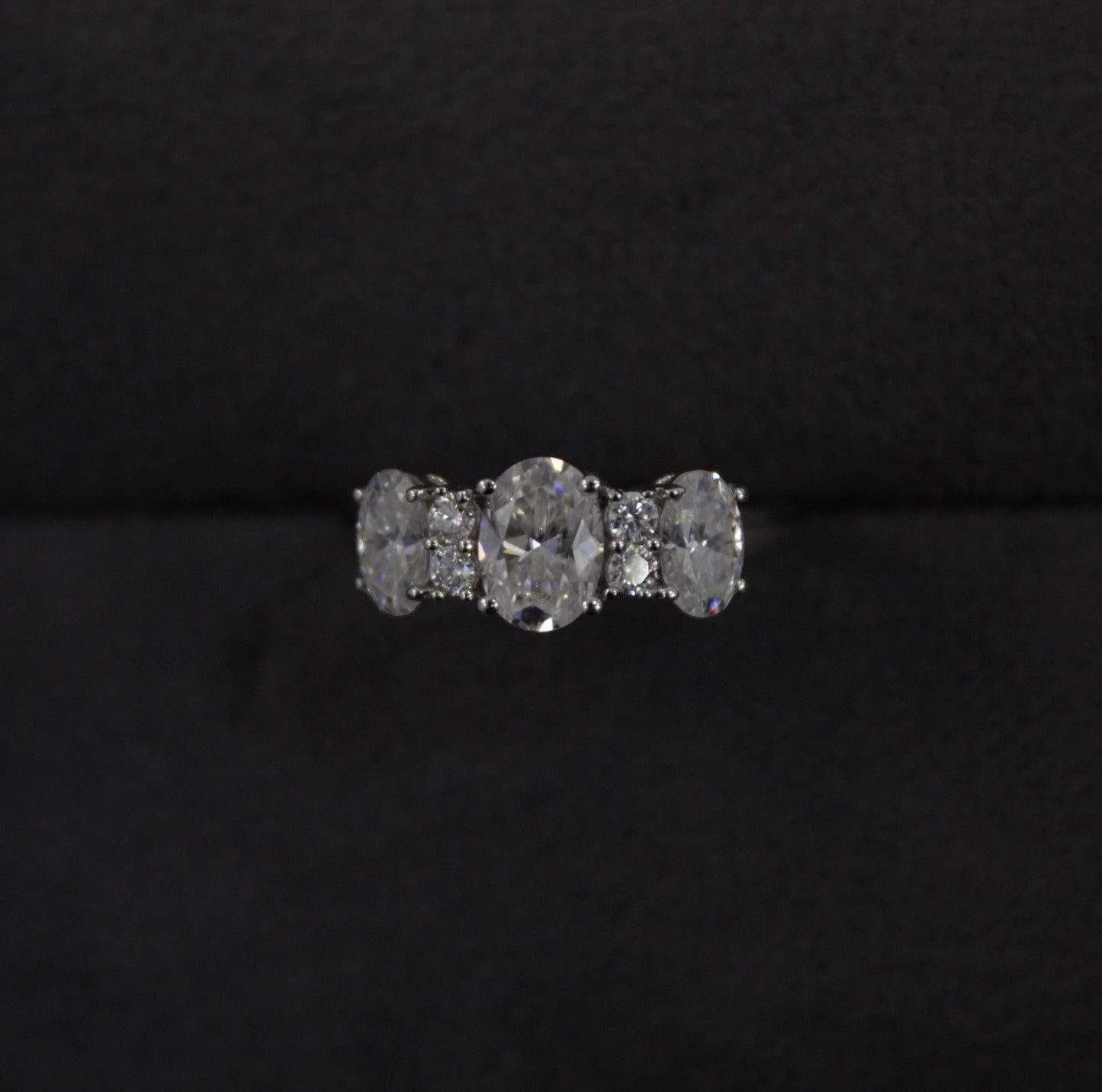 Oval Cut Solid Silver Ring, White Moissanite Jewelry, 925 Sterling Silver Moissanite Ring, Statement Travel Jewelry, Solitaire Ring for Her