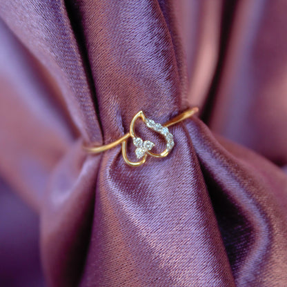 18K Solid Gold Jewelry For Gift, Minimalist Diamond Ring, IGI Certified Diamond Jewelry, April Birthstone Ring, Heart Shape Diamond Ring