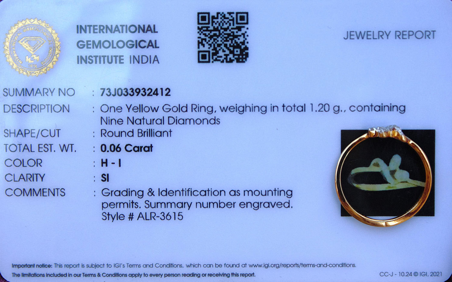 Dainty Natural Diamond Ring With Solid Gold, 18K Gold Jewelry, IGI Certified Diamond Jewelry, Minimalist Gold Wedding Gift for Women