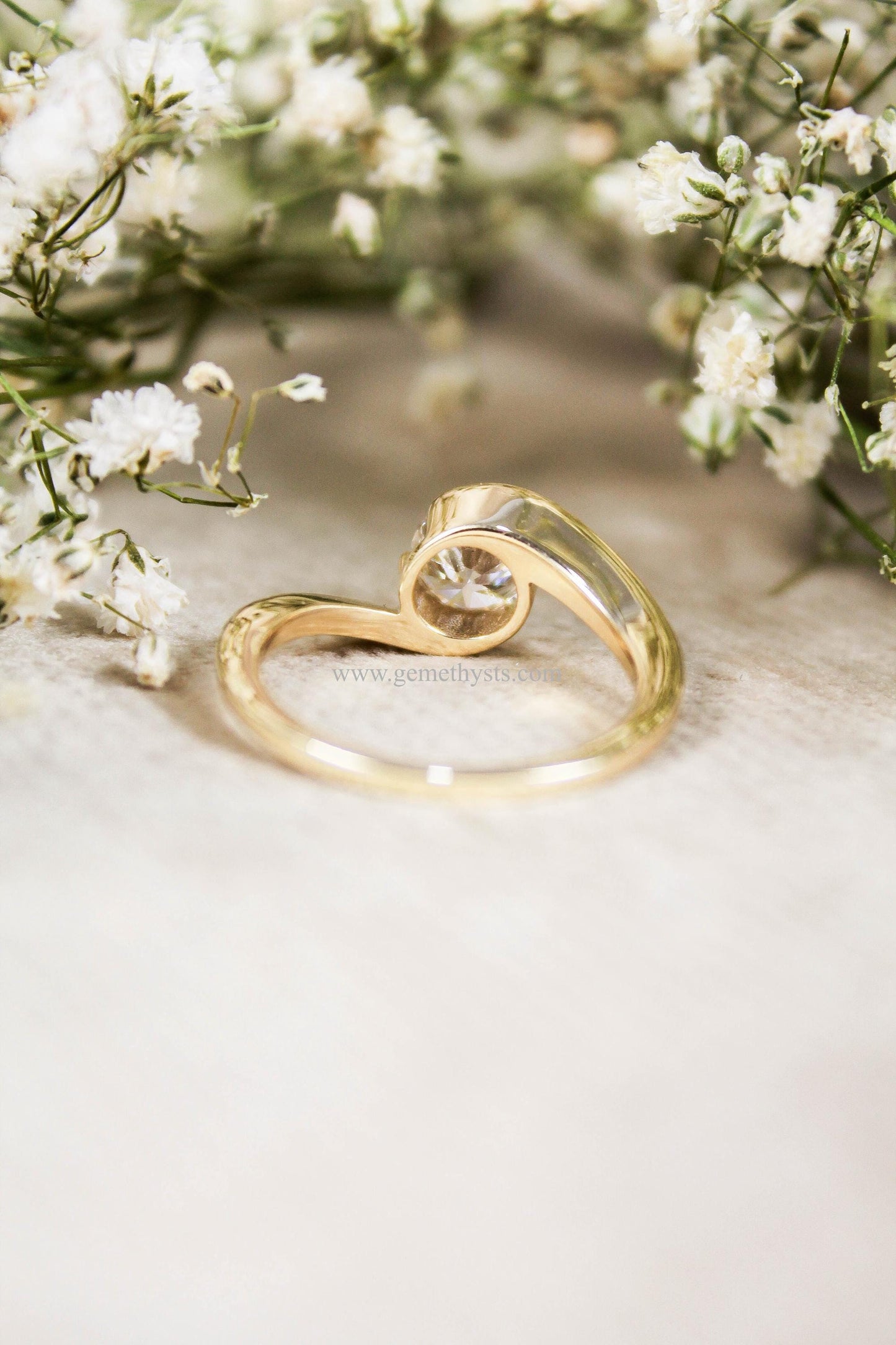 0.90 Carat Lab Grown Diamond Ring, Solid Gold Ring, Perfect for Engagement or Wedding Gift, Statement Gold Ring for Women, Christmas Gift