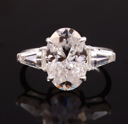 Oval Cut Diamond Ring, Solitaire Gold Ring, Lab Grown Diamond Ring, Available In10K/ 14K /18K Solid Gold, Handcrafted Statement Ring for Her