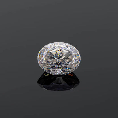 Oval Cut Moissanite - D Color VVS1 Moissanite, GRA Certified loose oval moissanite, 1 carat 2 carat 3 carat oval moissanite