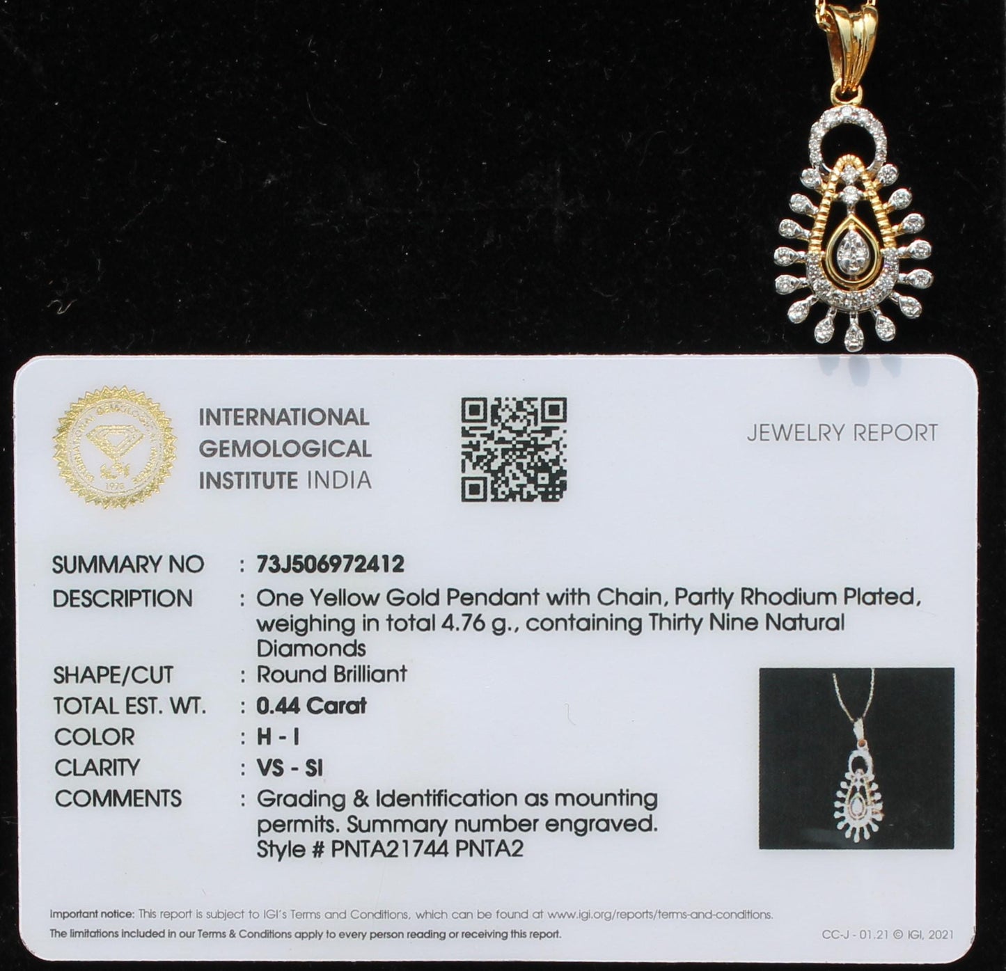 Real 18K Gold Necklace with Certified Diamond, Dainty Gold Pendant, Minimalist Jewelry for Women,  Elegant Everyday Wear Gift for Birthday