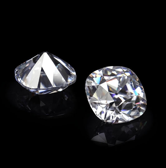 GRA Certified Loose VVS1 Moissanite, Cushion Cut Moissanite Stone For Engagement Ring, All Sizes Available, Jewelry Making Supplies Stones