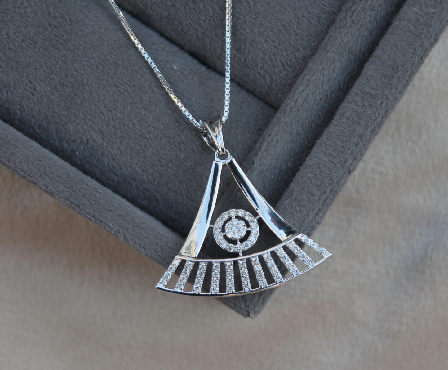 Minimalist Gold Diamond Jewelry, Natural Diamond Necklace Earring for Bride, Available in White Gold, Yellow Gold, Rose Gold, IGI Certified