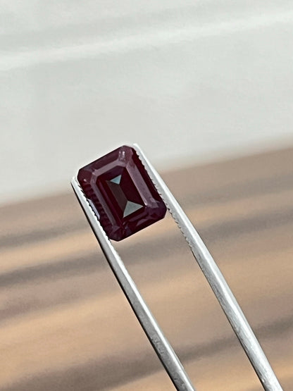 Emerald Cut Alexandrite Loose Gemstone, Lab-Created Stone for Jewelry Making, 3X5mm to 12X14mm Sizes Available, High Quality Stone for Her