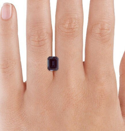 Emerald Cut Alexandrite Loose Gemstone, Lab-Created Stone for Jewelry Making, 3X5mm to 12X14mm Sizes Available, High Quality Stone for Her