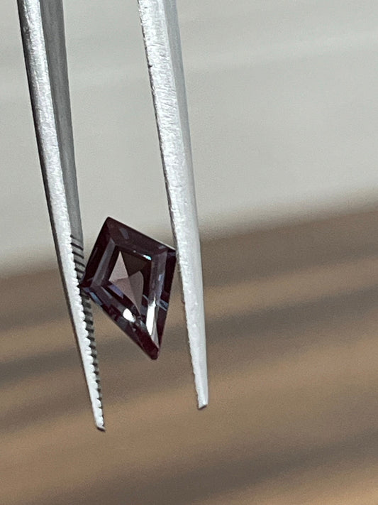 Lab-Created Alexandrite Color Changing Stone, Kite Shape Stone for Jewelry Making, 3X6mm to 8X6mm Sizes Available, Top Quality Faceted Stone