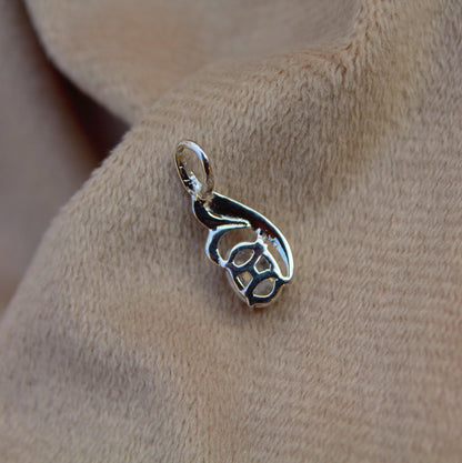 925 Sterling Silver Moissanite Oval Cut Pendant, Minimalist Charm Pendant, White Moissanite Jewelry, Silver Pendant for Chain, Gift for Her