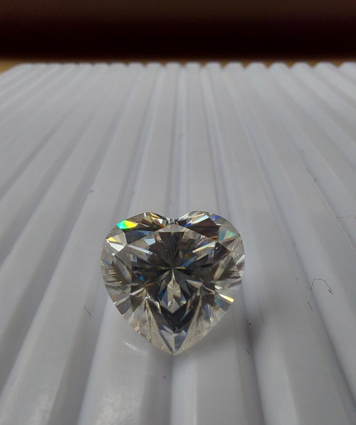 3 Carat Heart Moissanite Stone, 9.50 mm Heart Shape Moissanite - D Color VVS1 Moissanite Stone with GRA Certificate for Customize Jewelry