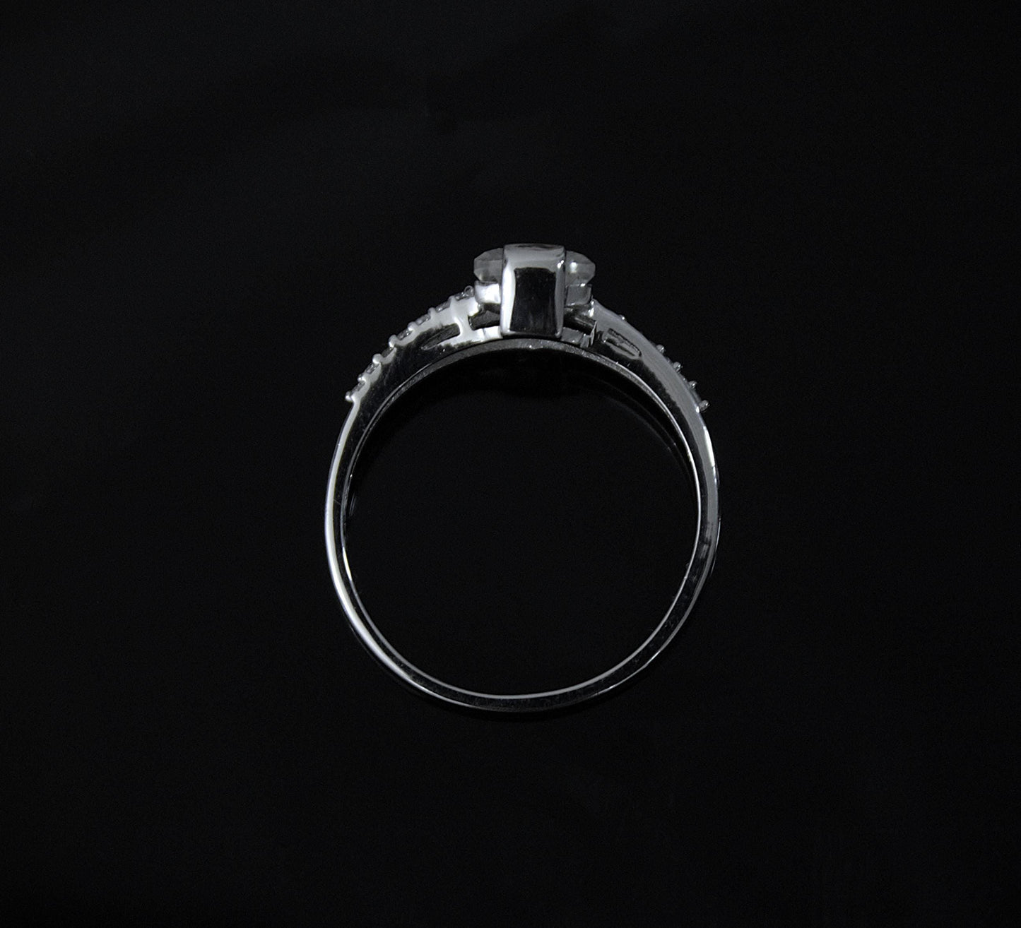 Moissanite 925 Sterling Silver Ring, Trillion Cut Stone Ring, Classic Solitaire Ring, Moissanite Jewelry, Trillion Shape Ring, Proposal Ring