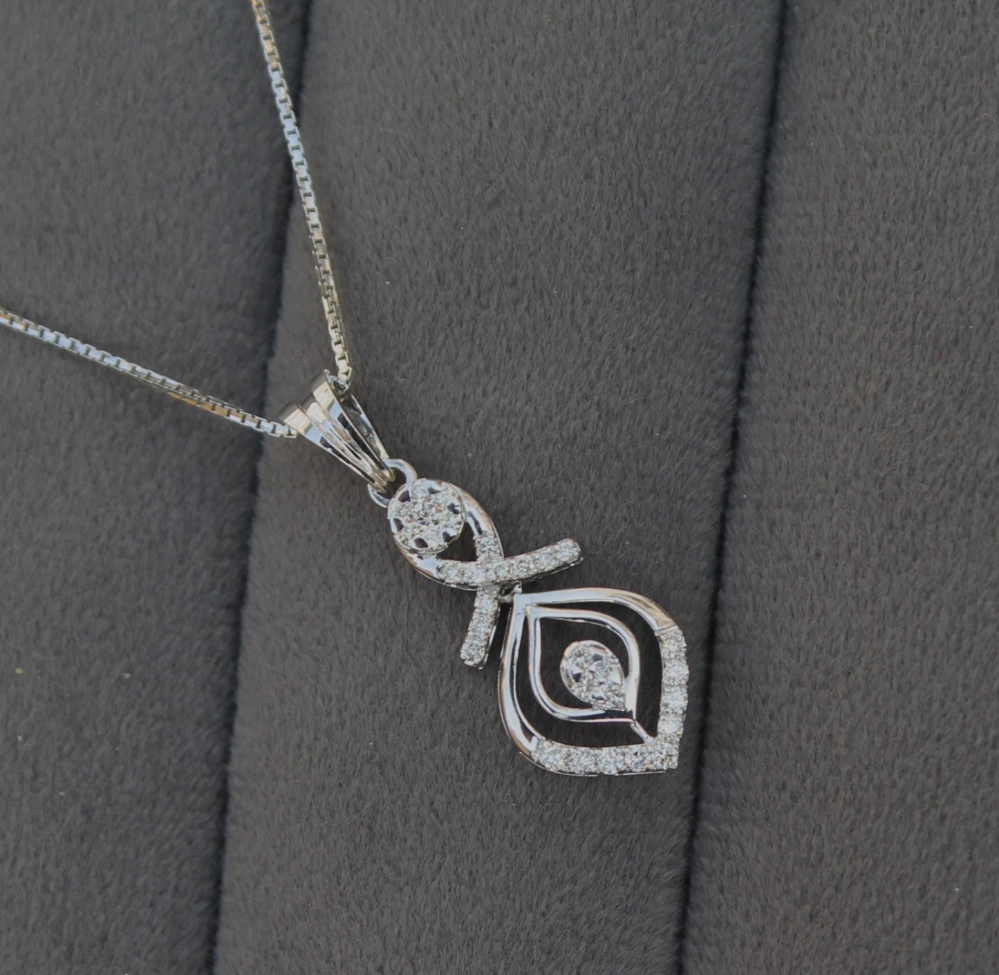 18K Real Gold Diamond Jewelry Set, IGI Certified Pendant Necklace & Earrings, Necklace with Earrings  Set, IGI Certified Gift for Women