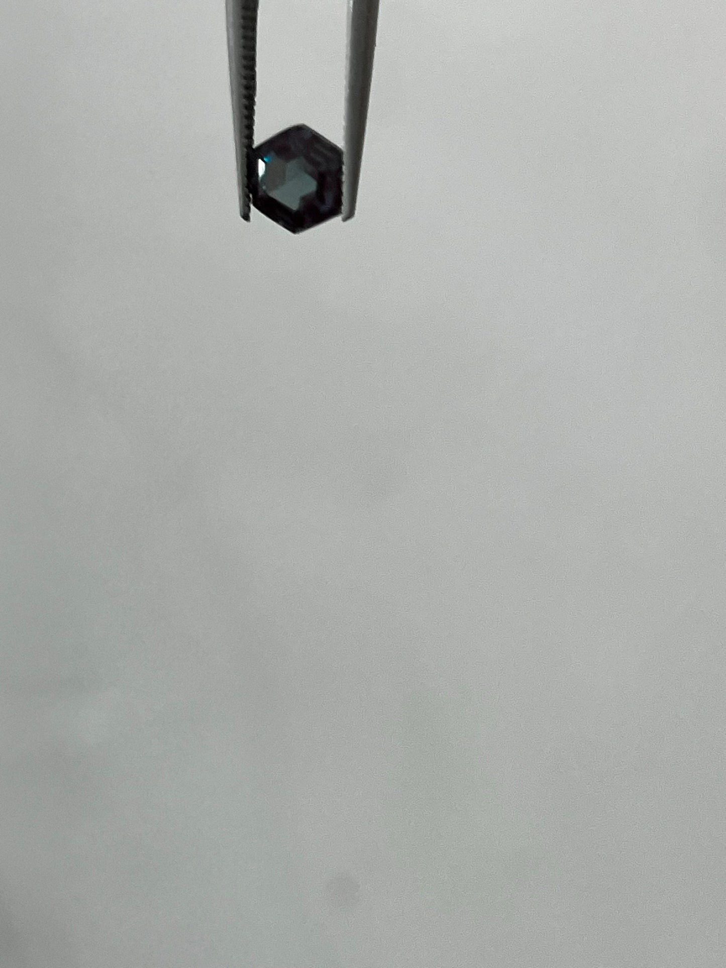 Alexandrite Color Changing Stone, Hexagon Cut Stone, 4mm to 9mm Sizes Available, Best Quality Lab Created Loose Stone for Jewelry Making