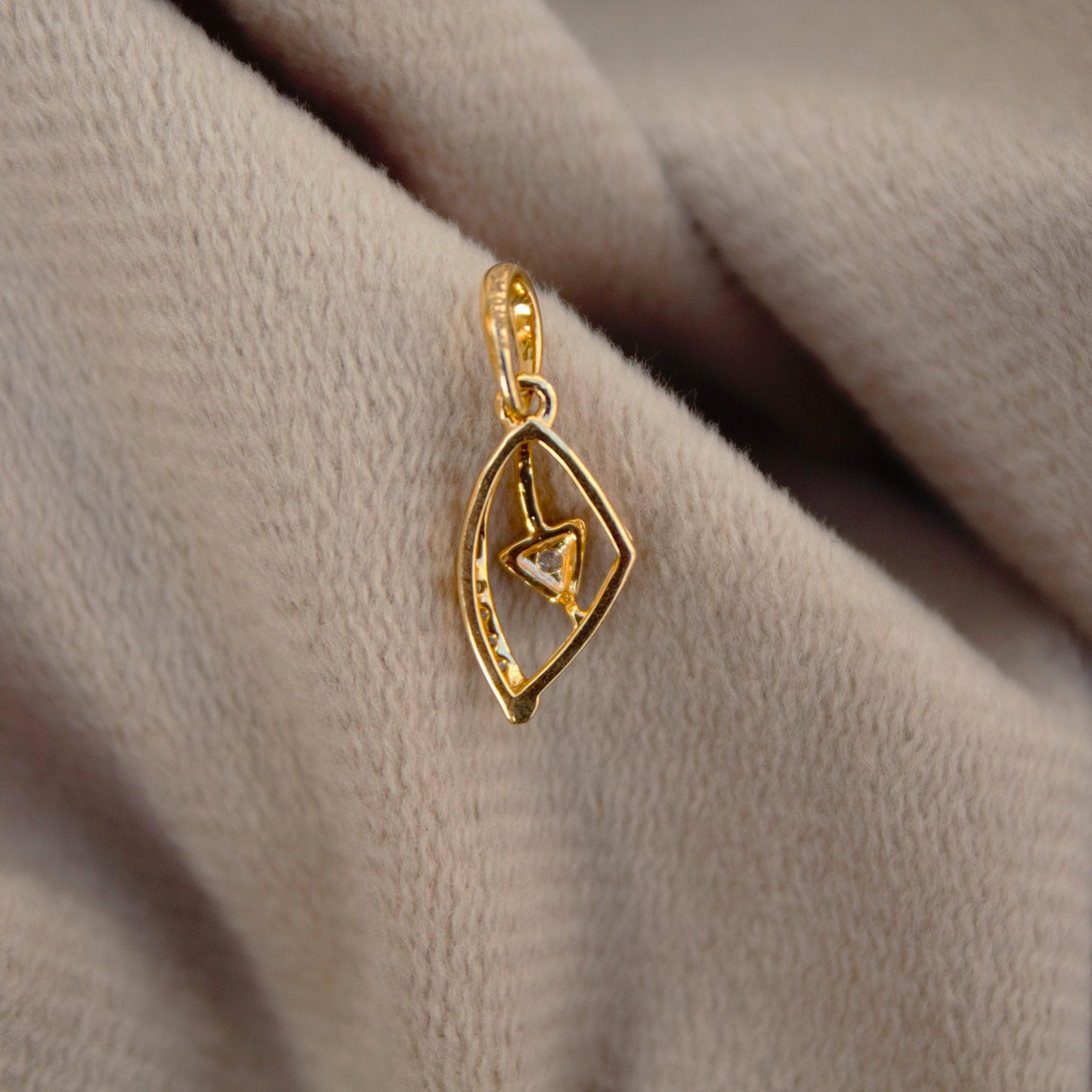 Natural Diamonds Without Chain Pendant, 18K Solid Gold Diamond Pendant, Lightweight Diamond Mini Pendant, IGI Certified Jewelry Gift for Her