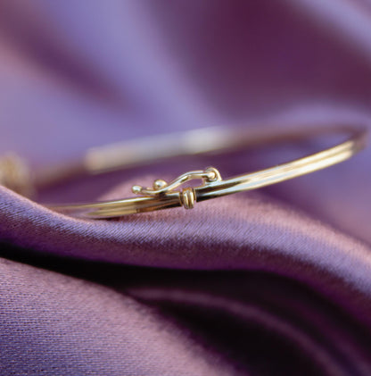 14K Solid Gold Bracelet, Flower Design Natural Diamond Bangle Bracelet,  IG Certified Cuff Bangle Bracelet Gift For Her, Stackable Bracelet