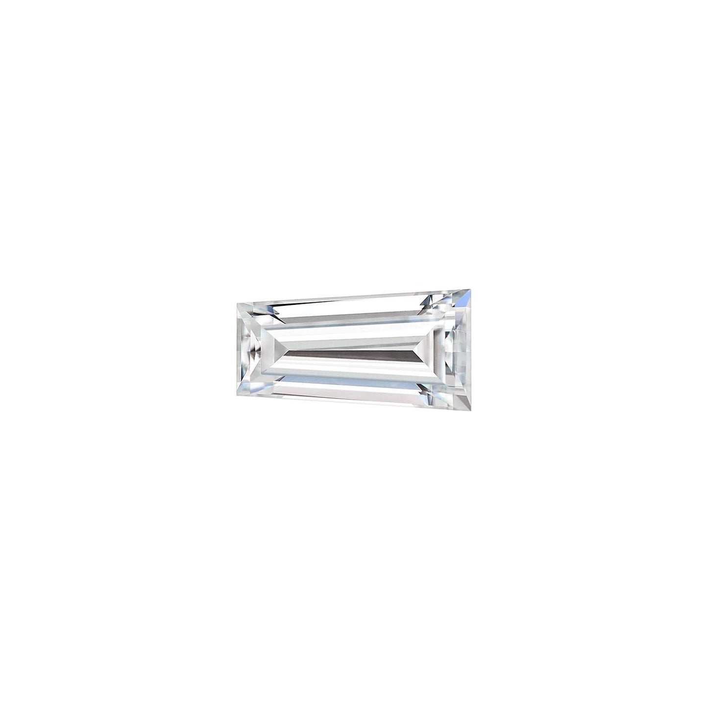 Tapered Baguette Cut Loose Moissanite - D Color VVS1 Moissanite Stone with GRA Certificate, Tapered moissanite, trapezoid moissanite