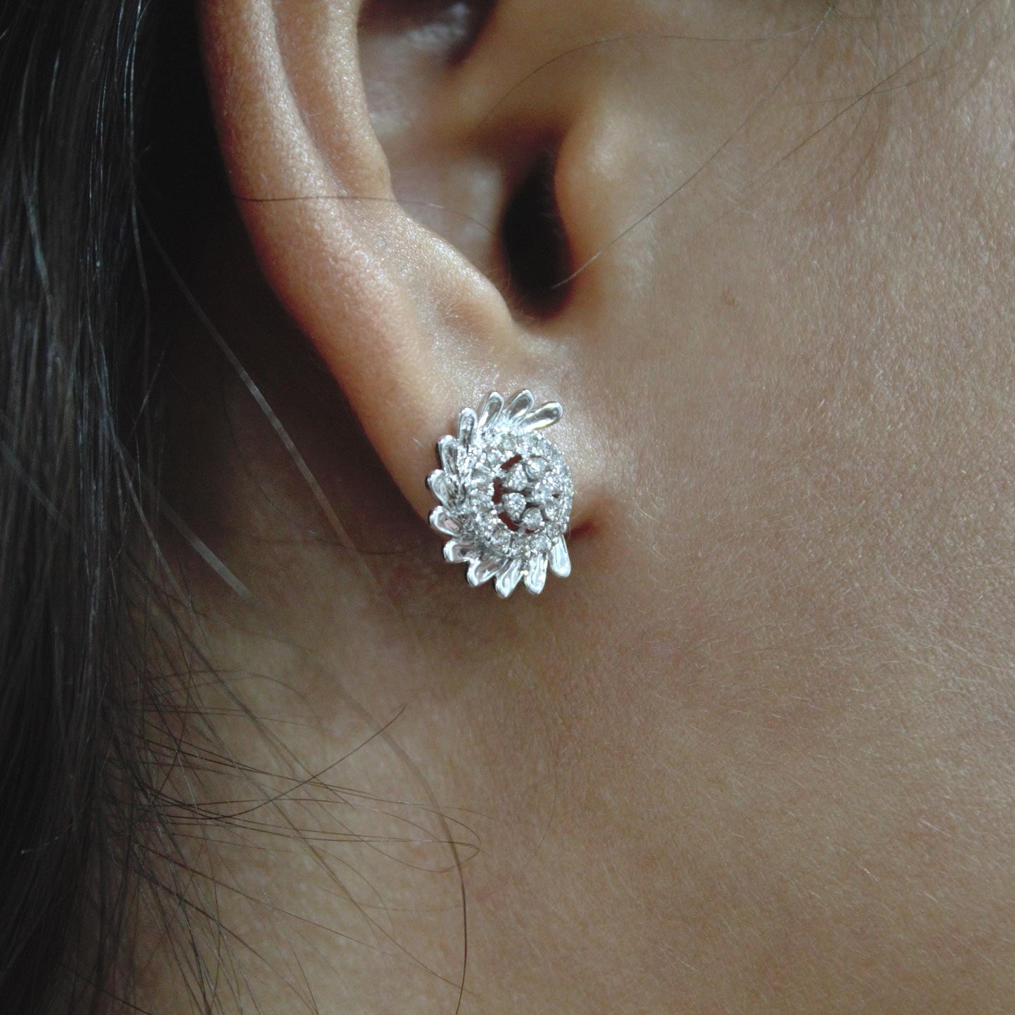 Real Diamond 18K Gold Necklace Set, IGI Certified Diamond Jewelry Set, Chain Pendant Necklace with Stud Earrings, Designer Diamond Jewelry