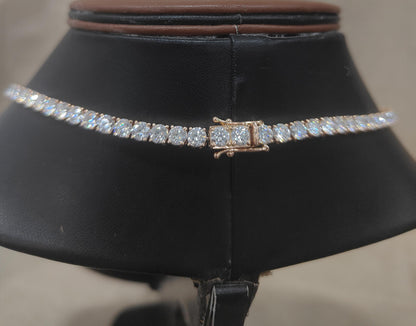 Lab Grown Diamond Gold Necklace, Statement Designer Necklace, CVD/HPHT Diamond Necklace, Grand Pear Cut Diamond Solid Gold Wedding Necklace