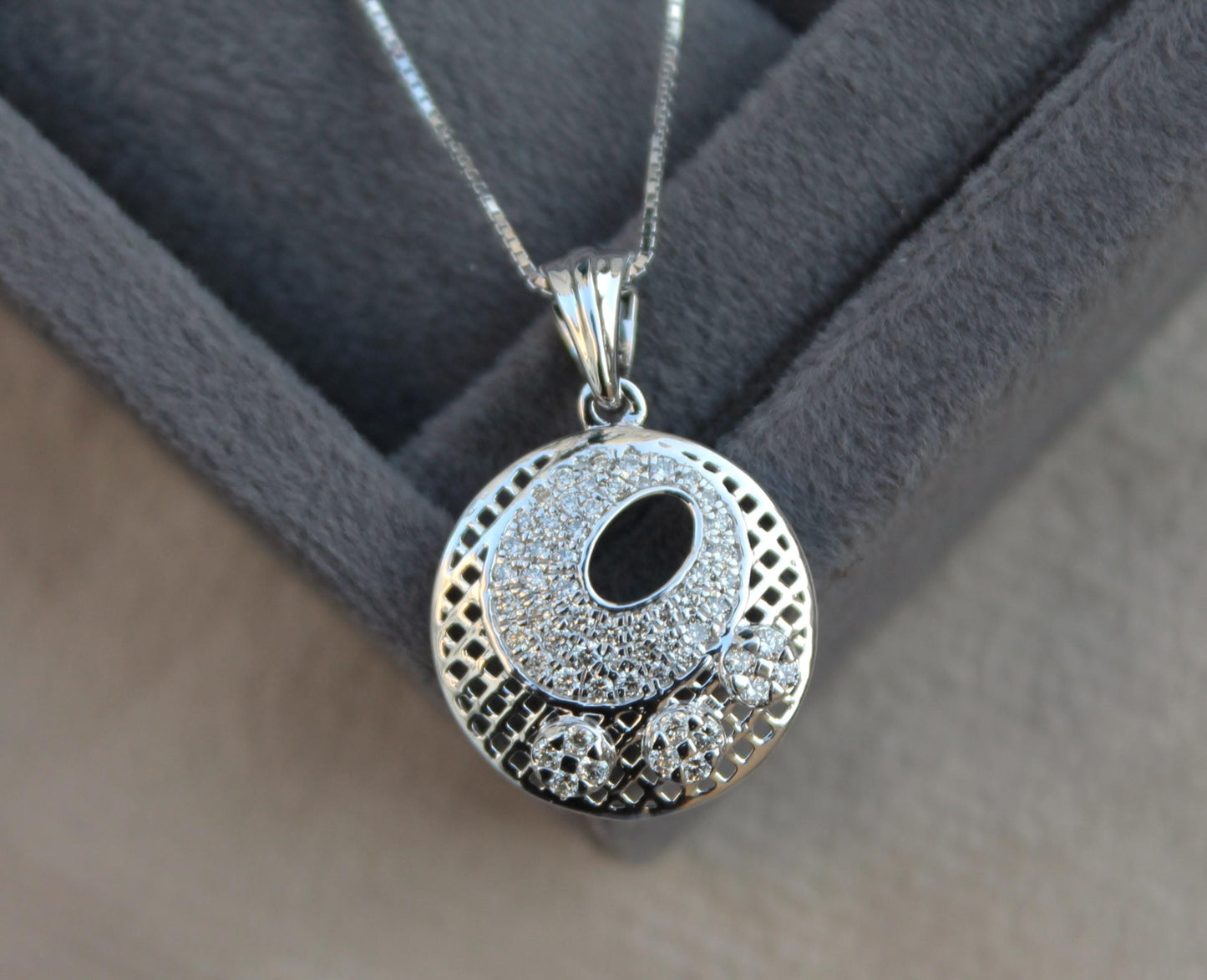 IGI Certified Gold Diamond Jewelry Set, 18K Gold Necklace and Earring Set, Real Diamond Jewelry for Women, Vintage Gift, Lightweight Jewelry