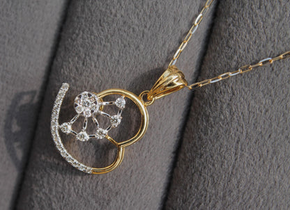 VS - SI Diamond Necklace Earrings Set, 18K Gold Jewelry for Her, IGI Certified Diamond Jewelry Set, Wedding Bridesmaid Gift For Her