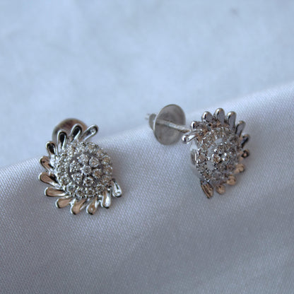 Real Diamond 18K Gold Necklace Set, IGI Certified Diamond Jewelry Set, Chain Pendant Necklace with Stud Earrings, Designer Diamond Jewelry