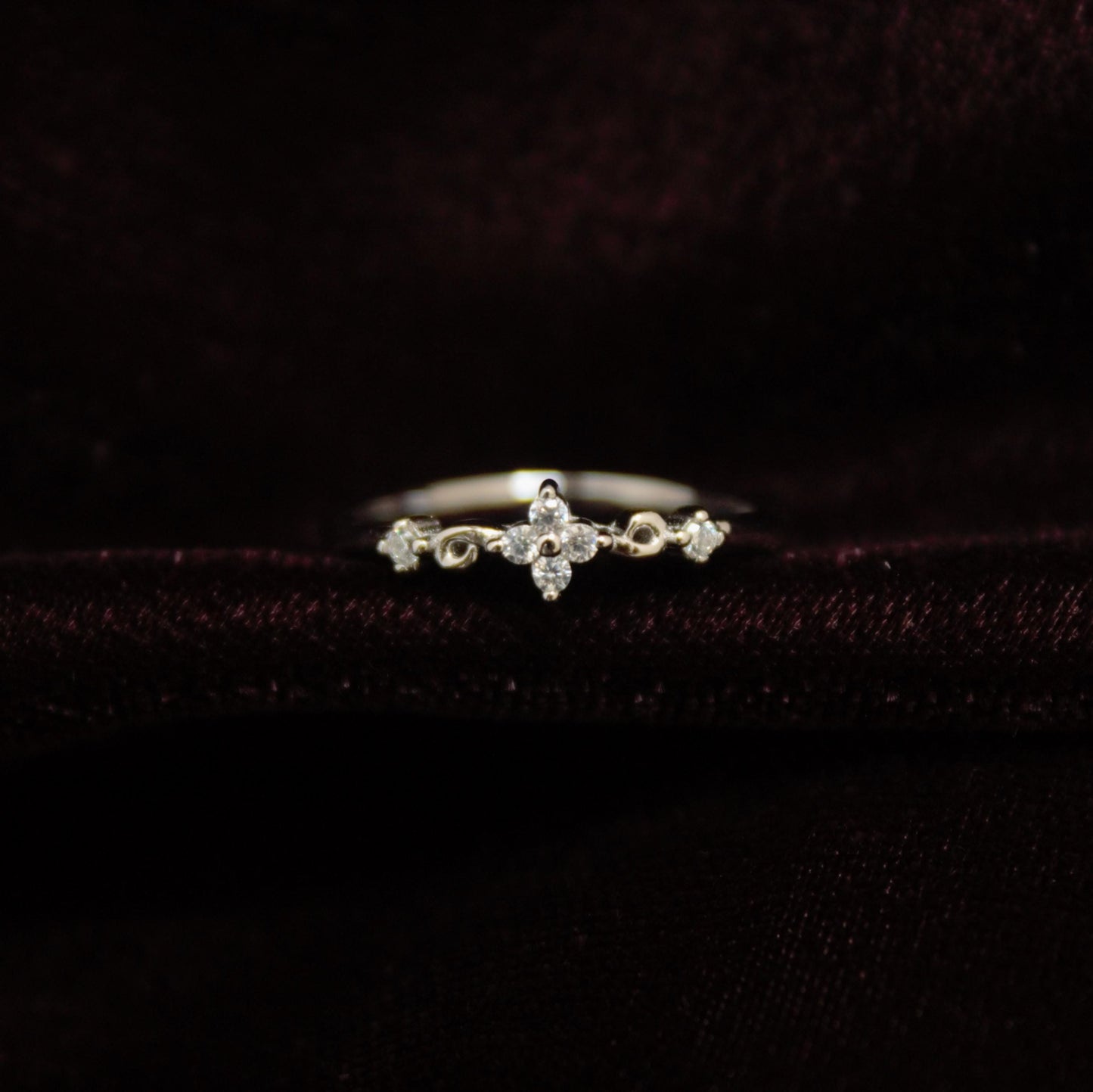 925 Sterling Silver CZ Ring, 1 Gram Super Lightweight Rings, Ready to Ship Jewelry, Cubic Zirconia Silver Ring Graduation Gift for Daughter