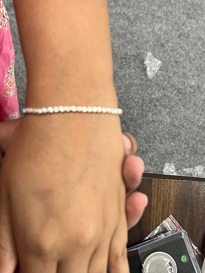 Brilliant Moissanite Bracelet, 2.1 MM Moissanite Gold Bracelet, Minimalist Bracelet,  Solid Gold Bracelet, Statement Tennis Bracelet for Her