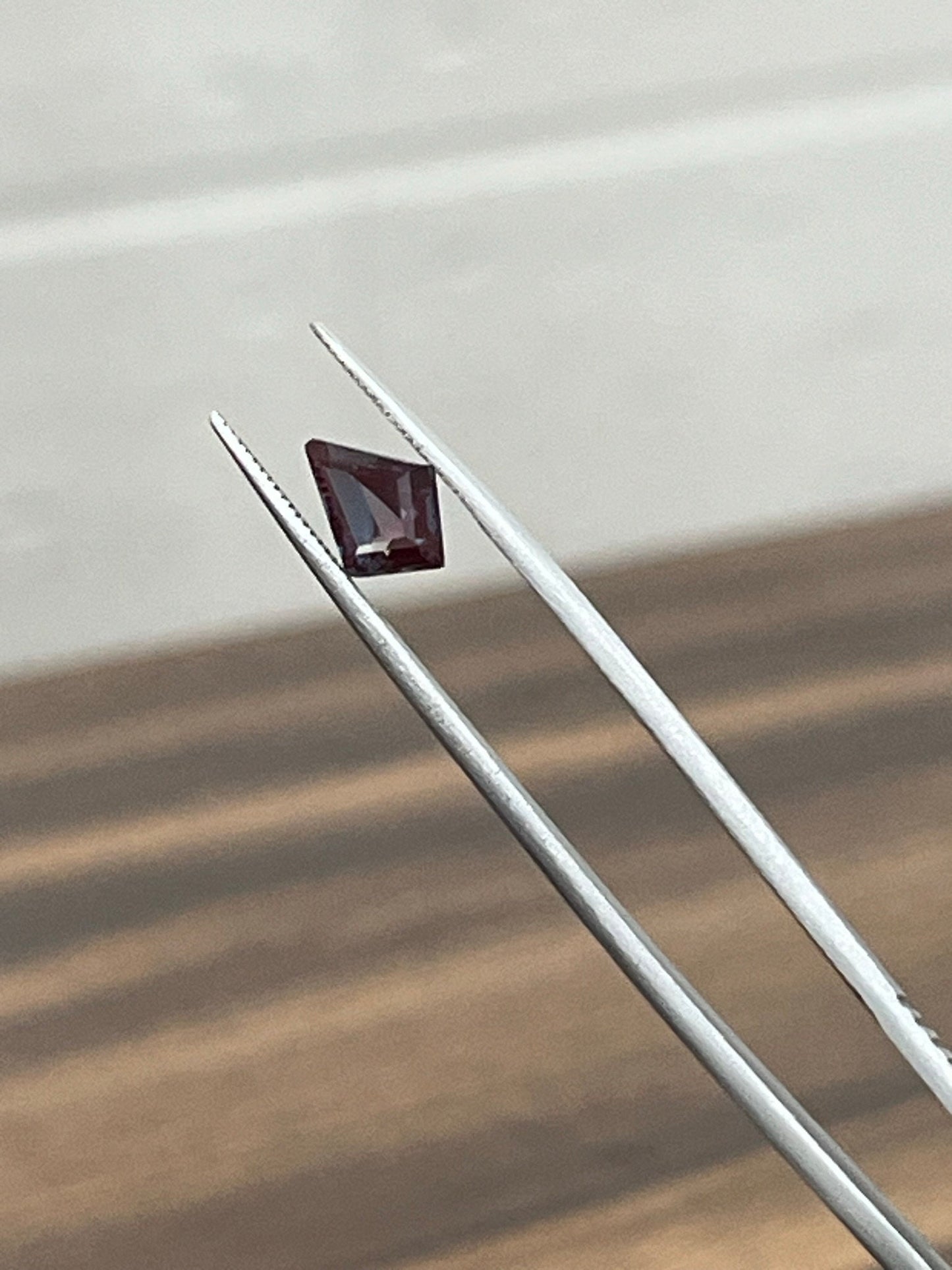 Lab-Created Alexandrite Color Changing Stone, Kite Shape Stone for Jewelry Making, 3X6mm to 8X6mm Sizes Available, Top Quality Faceted Stone