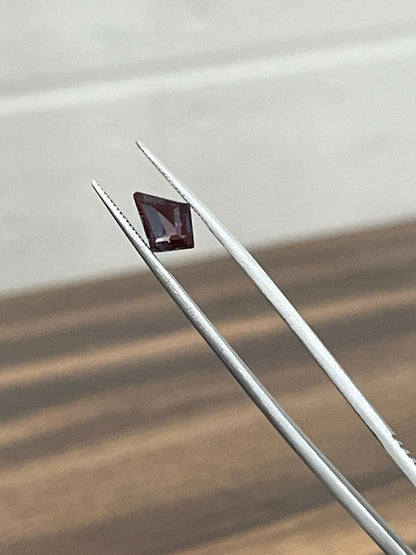 Lab-Created Alexandrite Color Changing Stone, Kite Shape Stone for Jewelry Making, 3X6mm to 8X6mm Sizes Available, Top Quality Faceted Stone