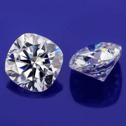 GRA Certified Loose VVS1 Moissanite, Cushion Cut Moissanite Stone For Engagement Ring, All Sizes Available, Jewelry Making Supplies Stones