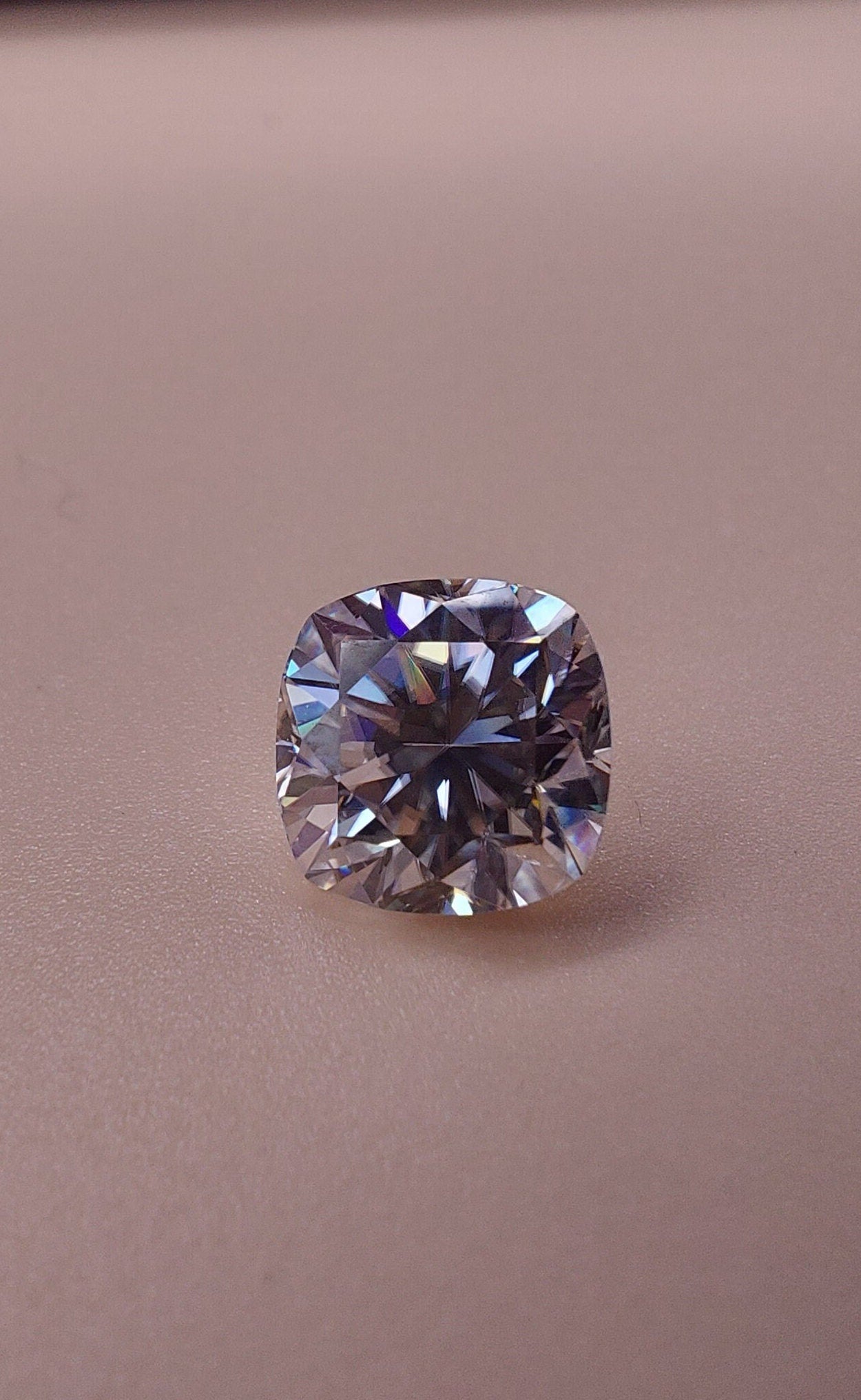 5 carat Cushion Shape Moissanite - 10 MM Moissanite for Jewelry Making - D Color VVS1 Alternative Diamond Stone with GRA Certificate