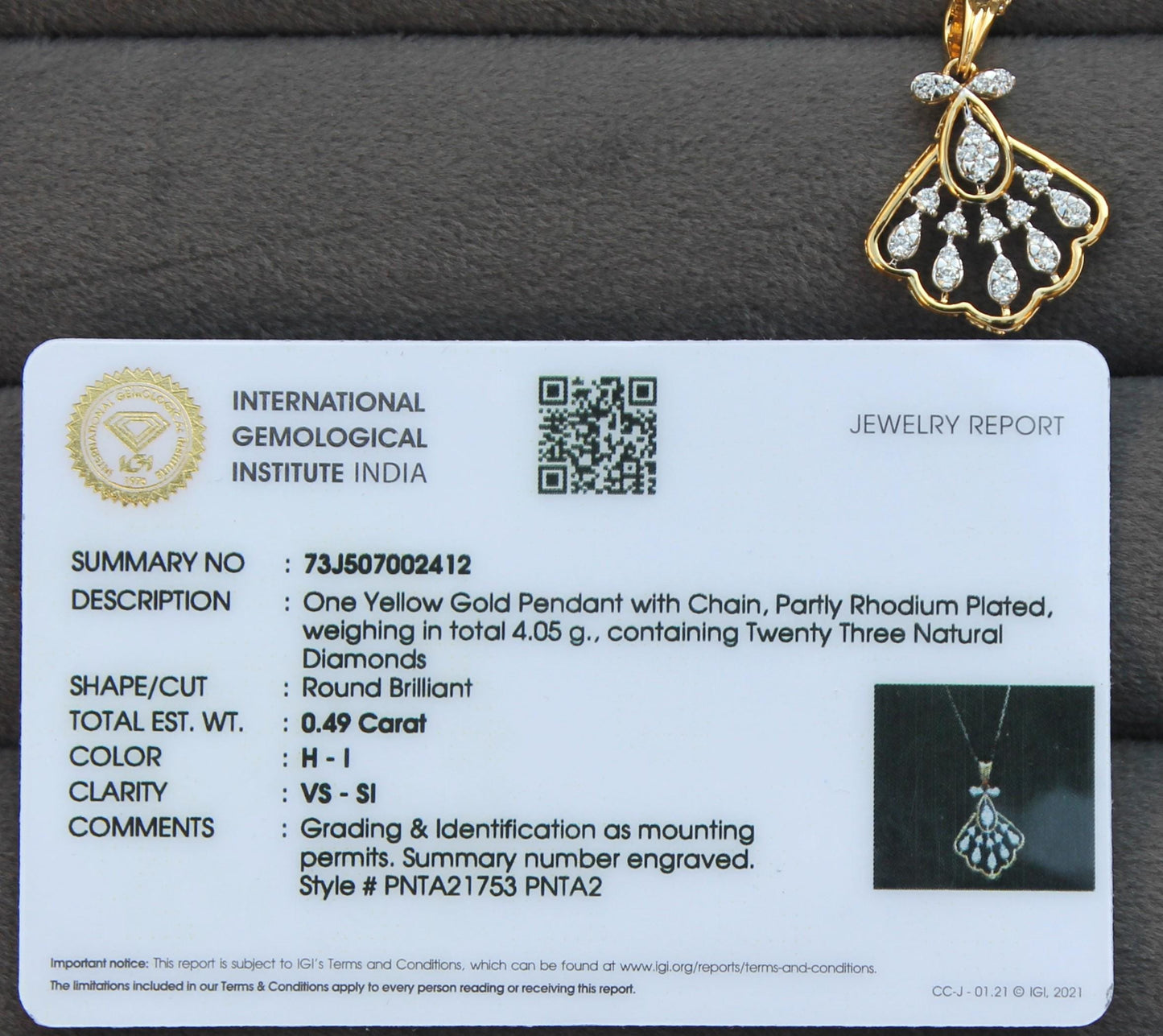 Natural Diamond IGI Certified Gold Jewelry Set, Designer Minimalist Necklace Earrings Set for Her, Dainty Diamond Gold Jewelry Gift For Her