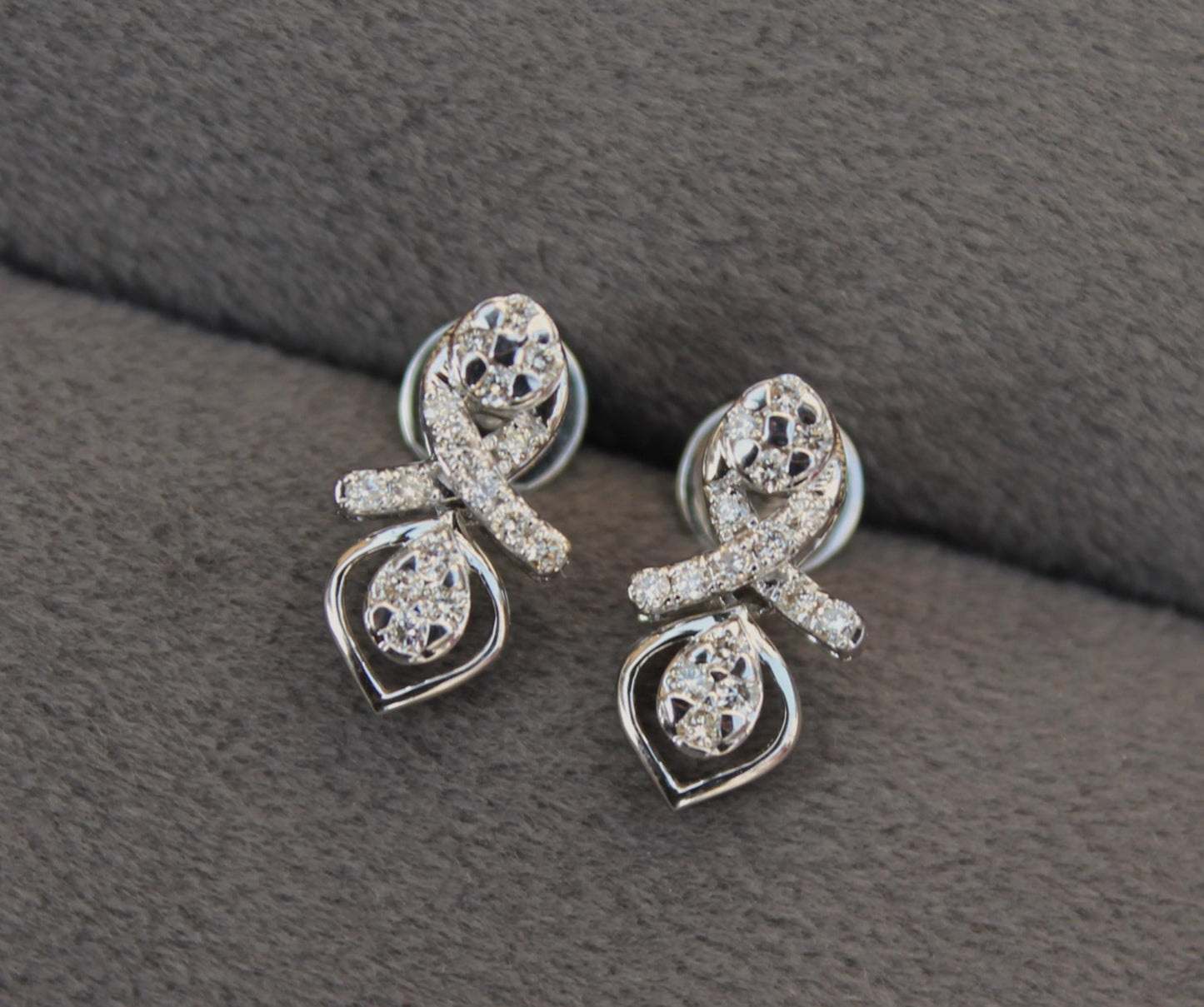 18K Real Gold Diamond Jewelry Set, IGI Certified Pendant Necklace & Earrings, Necklace with Earrings  Set, IGI Certified Gift for Women