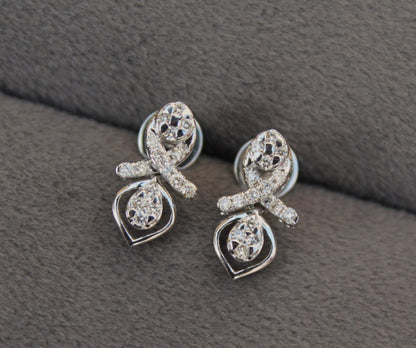 18K Real Gold Diamond Jewelry Set, IGI Certified Pendant Necklace & Earrings, Necklace with Earrings  Set, IGI Certified Gift for Women