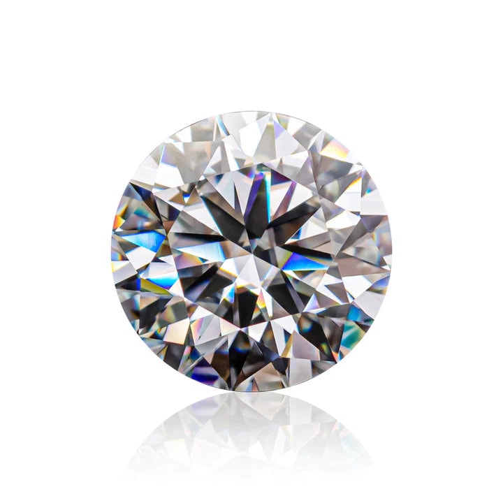 Round Moissanite Stone with GRA Certificate  - 4 MM to 18 MM - H&A round moissanite, gra Certified Round Moissanite,