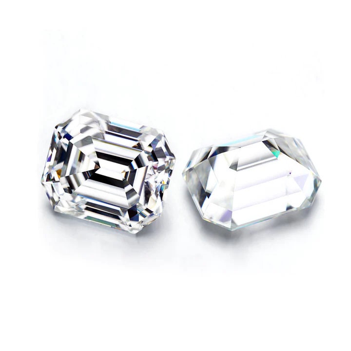 Emerald Cut Octagon Moissanite Gemstone, Jewelry Making Loose Gemstone, All Gemstone Sizes Available, High Quality Loose Gemstone