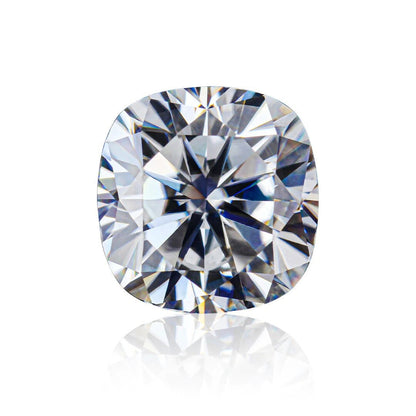 2 carat Cushion Moissanite - 7.5 MM Cushion Cut Loose Moissanite - D Color VVS1 Diamond Stone with GRA Certificate