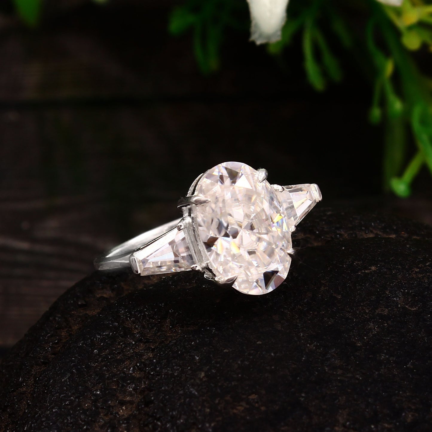 Oval Cut Diamond Ring, Solitaire Gold Ring, Lab Grown Diamond Ring, Available In10K/ 14K /18K Solid Gold, Handcrafted Statement Ring for Her