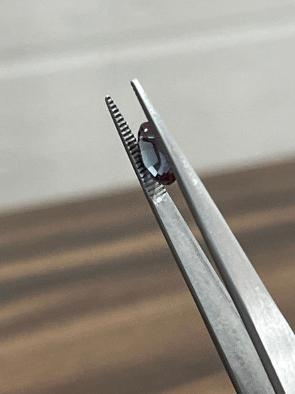 Lab-Created Alexandrite Oval Cut Stone, 3X4mm to 10X12mm Sizes Available, Faceted Stone Jewelry Making Supplies, Color Changing Stone