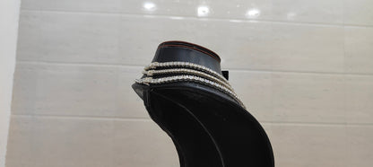 Solid Gold Moissanite Tennis Necklace, Elegant Necklace, Iced Out Necklace, Infinity Chain Necklace, Miami Necklace, 6 MM Moissanite Jewelry