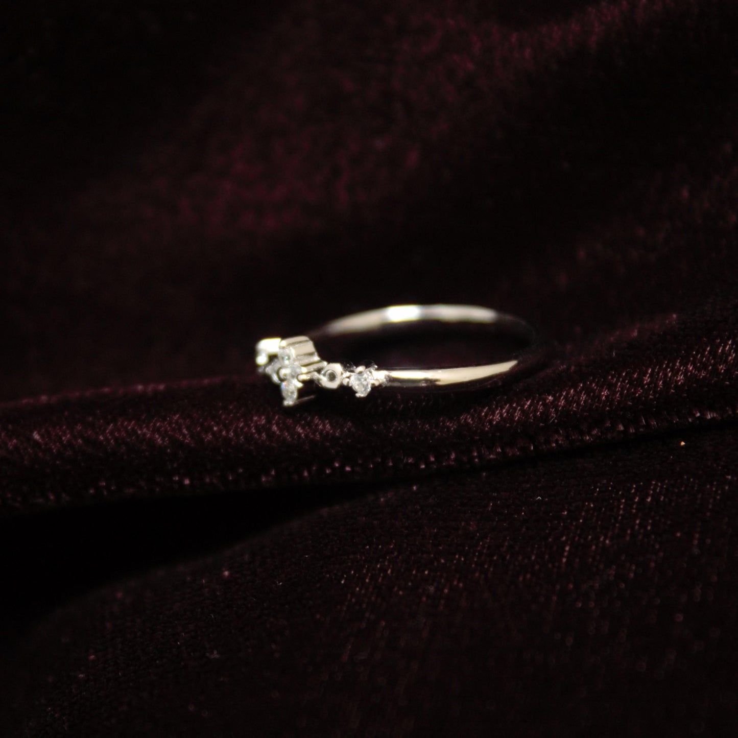 925 Sterling Silver CZ Ring, 1 Gram Super Lightweight Rings, Ready to Ship Jewelry, Cubic Zirconia Silver Ring Graduation Gift for Daughter