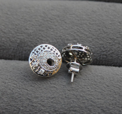 IGI Certified Gold Diamond Jewelry Set, 18K Gold Necklace and Earring Set, Real Diamond Jewelry for Women, Vintage Gift, Lightweight Jewelry