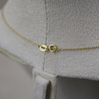 D Color Oval Moissanite Necklace in Gold,  VVS1 Clarity Elegant Daily Jewelry, Oval Cut Minimalist Moissanite Gold Necklace in 18k Gold